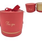 CAIXA CARTAO RED. C/FITA COR:VERMELHO