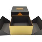 CONJ.2 CAIXAS CARTAO ABRIR COR:PRETO