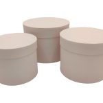 CONJ.3 CAIXAS CARTAO COR:ROSA