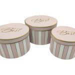 CONJ.3 CAIXAS CARTAO RISCAS COR:ROSA