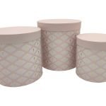 CONJ.3 CAIXAS CARTAO COR:ROSA