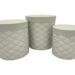 CONJ.3 CAIXAS CARTAO COR:VERDE