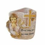 MARFINITE -VASO ANJO COR ROSA OURO