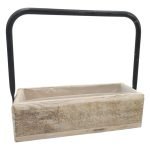 CESTA MADEIRA C/ASA FERRO