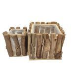 CONJ.2 BASES MADEIRA TRONCOS