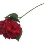 PE HYDRANGEA VELUDO COR:VERMELHO