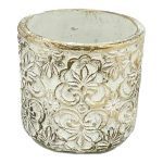 CACHEPO VINTAGE CIMENTO COR:OURO