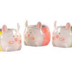 FIGURA CACHEPOT COELHO CERAMICA SORTIDOS