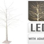 ARVORE C/522 LEDS 1.80MT CORT:BRANCO