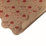 RODELAS PAPEL IMPERMEÁVEL 25UNID DIA.50CM COR:BORDO