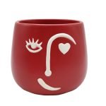 CAHEPOT FIGURA BUSTO COR:VERMELHO