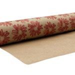 ROLO KRAFT FLORES 75CMX20MTS COR:VERMELHO
