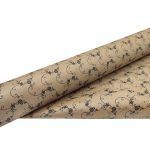 ROLO KRAFT IMPERMEÁVEL FLORIDO 70CMX50MTS COR:PRETO