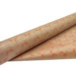 ROLO KRAFT IMPERMEÁVEL FLORIDO 70CMX50MTS COR:LARANJA