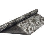 CELOFANE 70CMX40MTS BICOLOR COR:PRETO/PRATA