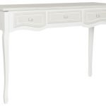 CONSOLA MADEIRA C/3 GAVETAS COR:BRANCO