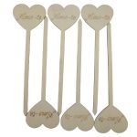 CORAÇAO MADEIRA CONJ.6 28CM