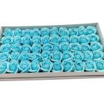 CAIXA C/50 ROSAS SABAO 5CM COR:AZUL