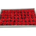 CAIXA C/50 ROSAS SABAO 5CM COR:VERMELHO