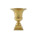 METAL -VASO "SINO" COR DOURADO