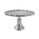 ALUMINIO -SUPORTE BOLO COR PRATA NIQUE