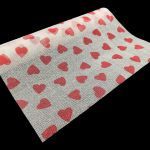 ROLO JUTA NATURAL 51CMX5MTS C/CORAÇAO COR:BRANCO+VERMELHO