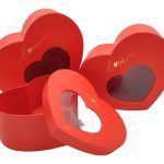 CONJ.3 CAIXAS CORAÇAO CARTAO