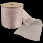 FITA ORGANZA C/DIAMANTES 10CMX20MTS COR:ROSA