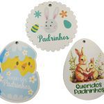 PLACA MDF PACK C/3 DIA.8 PADRINHOS SORTIDAS