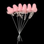 CORAÇAO 7CM COR:ROSA 6UNID