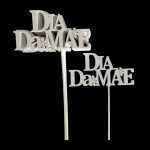 LETRAS DIA DA MAE 24CM 8UNID COR:BRANCO
