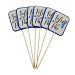 FELIZ DIA DO PAI 7X7CM C/PICO 6UNID