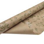 ROLO KRAFT 70CMX50MTS GRAVADO VERDE