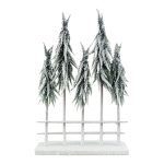 CERCA MADEIRA C/PINHEIRO NEVADO BASE 60CM