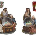 PRESEPIO C/GLOBO AGUA 11CM SORTIDOS