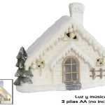 CASA 4 LED C/MÚSICA 41X34X19CM