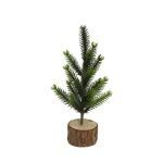 ARVORE NATAL C/PE MADEIRA 20CM