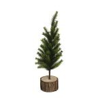 ARVORE NATAL C/PE MADEIRA 30CM