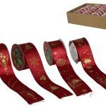 FITA CETIM VERMELHA 3,8CMX2,7MT SORTIDAS