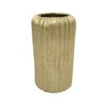 CERAMICA-JARRA RISCOS COR:OURO