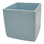 CERAMICA- CUBO GRD. COR:AZUL VIDRO
