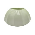 CERAMICA- TAÇA ROMANA COR:VERDE