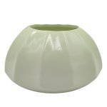 CERAMICA- TAÇA ROMANA COR:VERDE