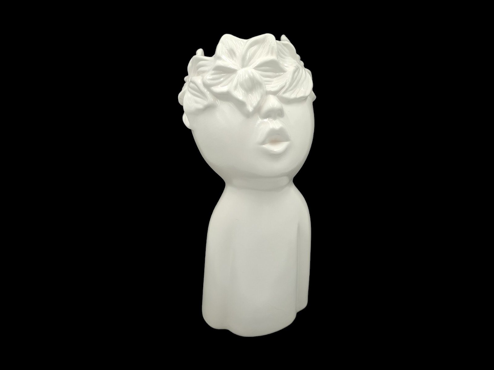 F61.000552.1 CERAMICA- JARRA LUISINHA C/FURO COR:BRANCO - Image 1