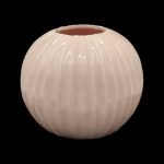 CERAMICA- BOLA RISCOS MED. COR:ROSA VIDRO