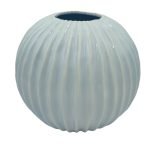 CERAMICA- BOLA RISCOS MED. COR:AZUL VIDRO