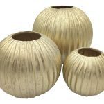 CERAMICA- BOLA RISCOS MED. COR:OURO