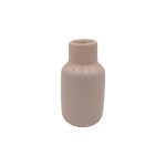 CERAMICA- JARRA PEQ. COR:ROSA VIDRO