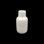 CERAMICA- JARRA PEQ. COR:BRANCO VIDRO