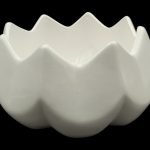 CERAMICA- TAÇA TULIPA COR:BRANCO